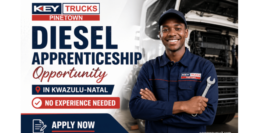 Diesel Apprenticeship Opportunity in KwaZulu-Natal – No Experience Needed | Apply Now