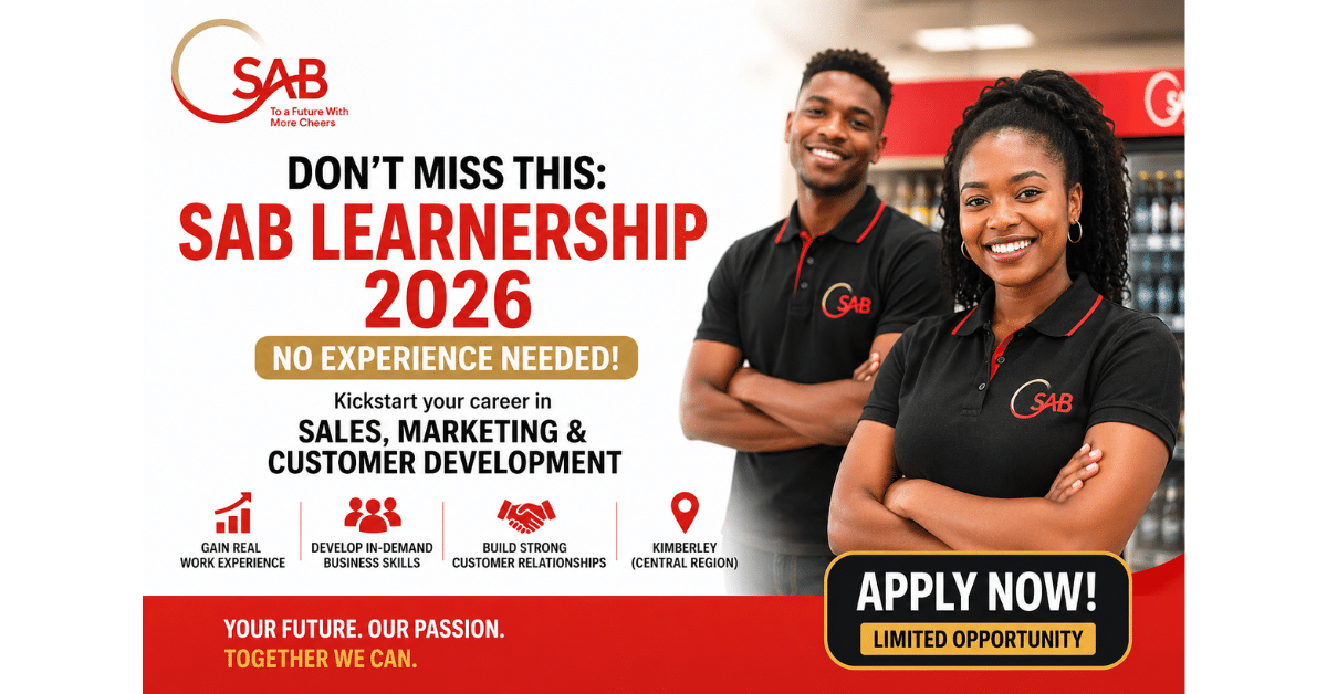 Don’t Miss This: SAB Learnership 2026 (No Experience Needed)