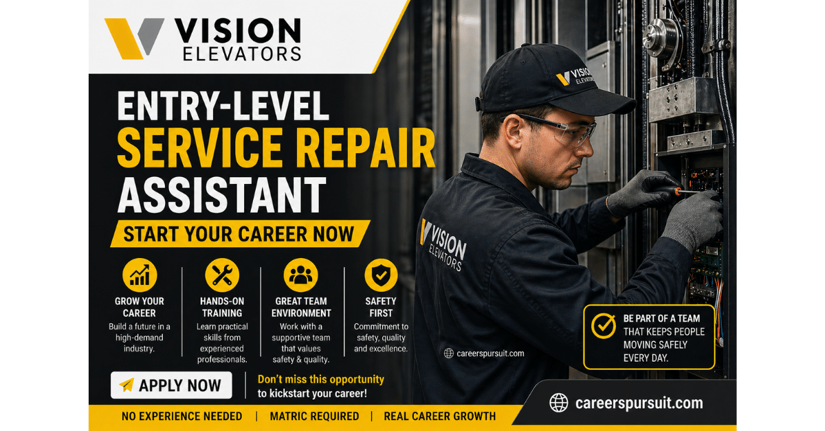 Entry-Level Service Repair Assistant | Start Your Career Now