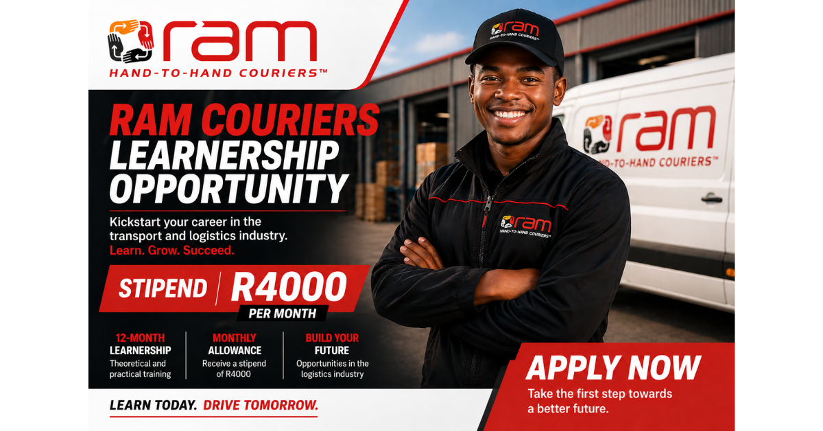 RAM Couriers Learnership Opportunity (Apply Now)