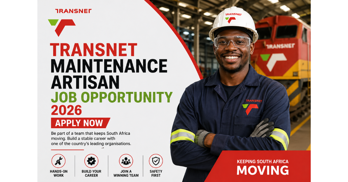Transnet Maintenance Artisan Job Opportunity 2026 (Apply Now)