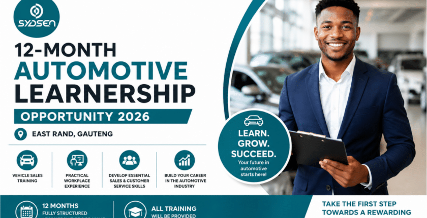 12-Month Automotive Learnership Opportunity 2026