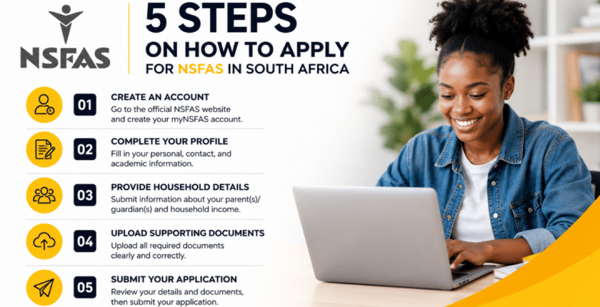 5 Steps On How to Apply for NSFAS in South Africa