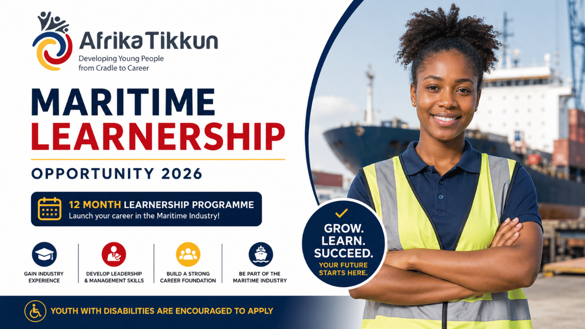 Afrika Tikkun Maritime Learnership Opportunity 2026