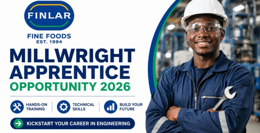 Finlar Fine Foods Millwright Apprentice Opportunity 2026