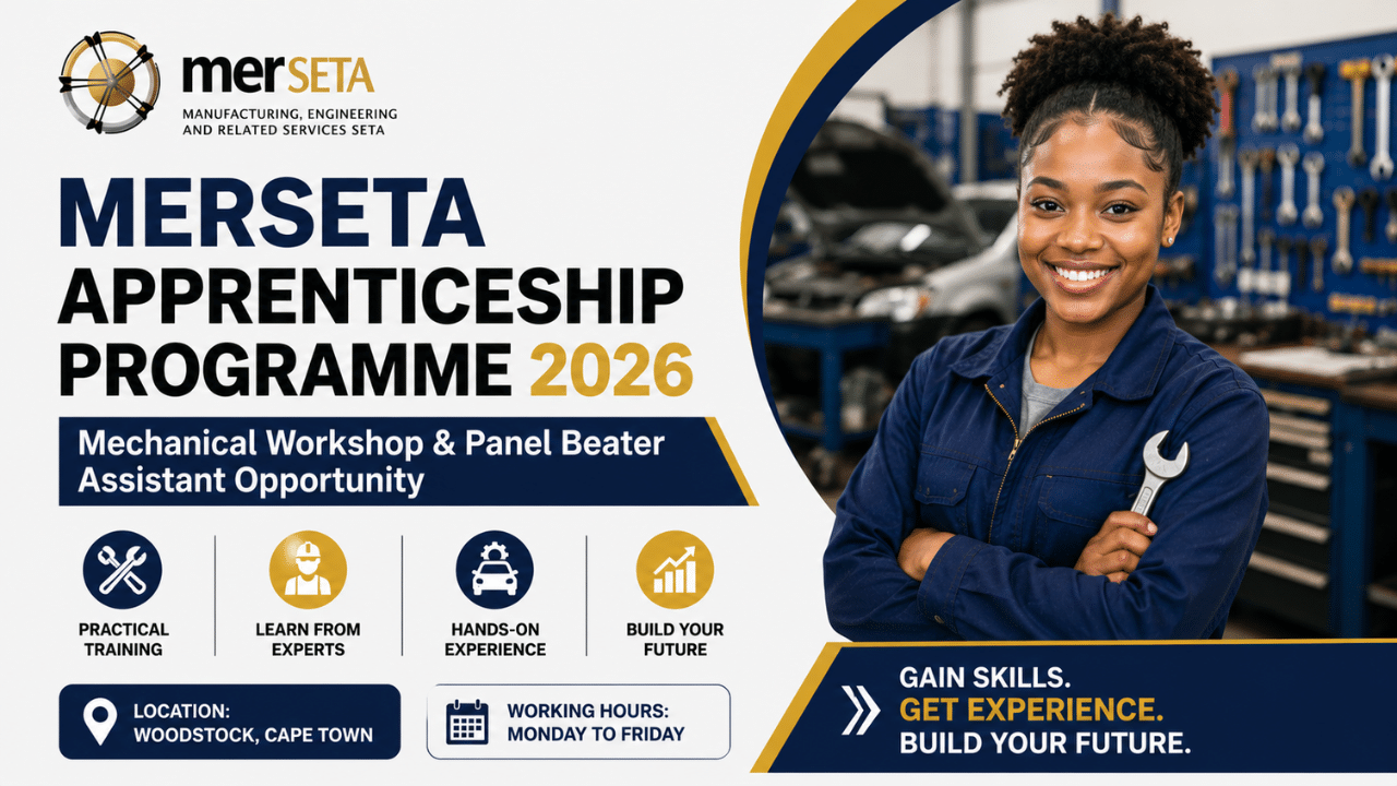 MERSETA Apprenticeship Programme 2026: Mechanical Workshop & Panel Beater Assistant Opportunity
