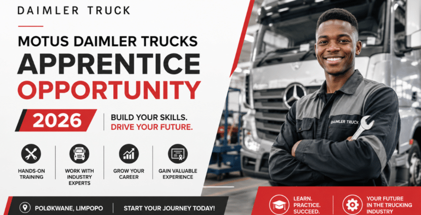 Motus Daimler Trucks Apprentice Opportunity 2026