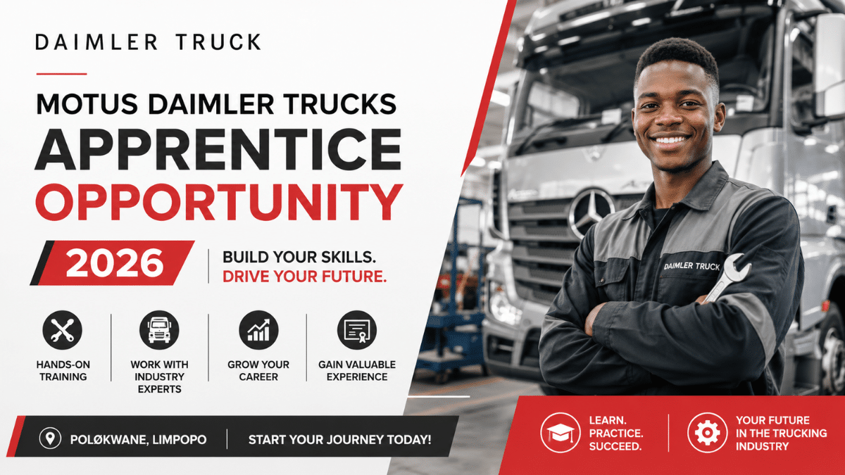 Motus Daimler Trucks Apprentice Opportunity 2026