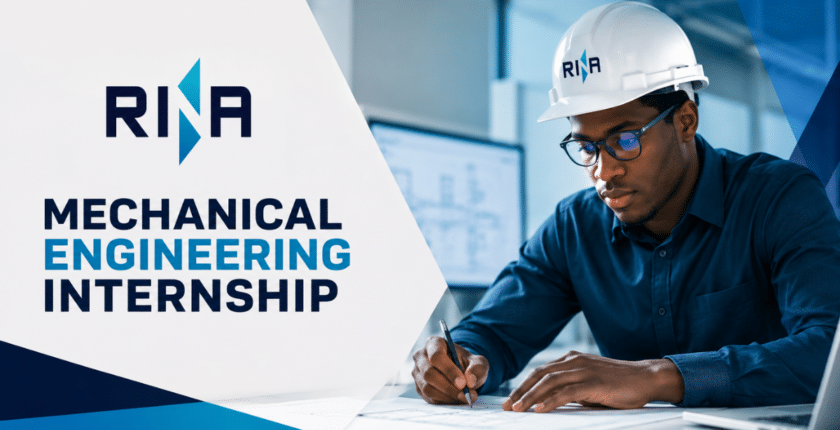 RINA Mechanical Engineering Internship Opportunity 2026 in Cape Town