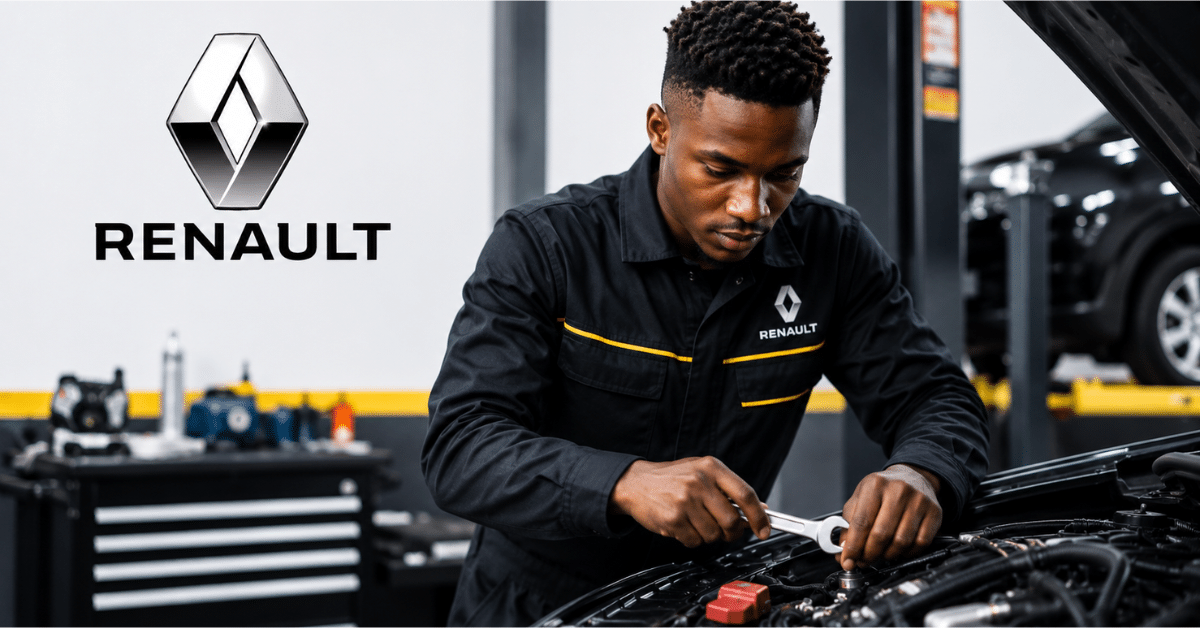 Renault Apprenticeship Opportunity 2026: Motor Mechanic Training Programme at Renault Fourways