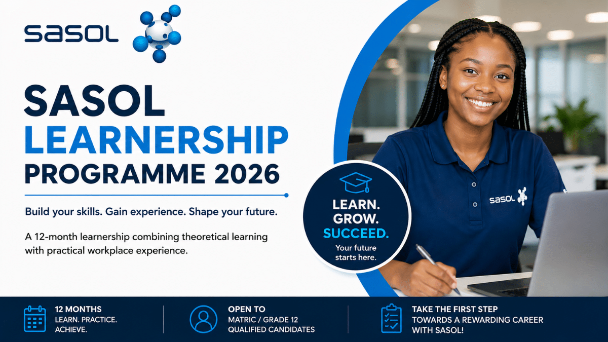 Sasol Learnership Programme 2026
