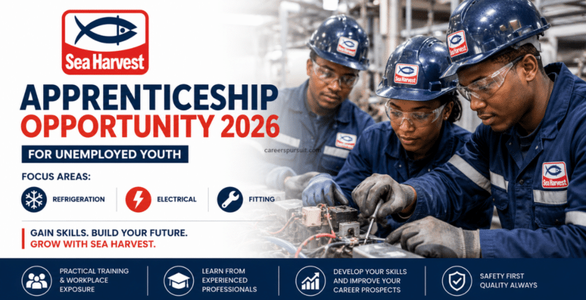 Sea Harvest Apprenticeship Opportunity 2026 for Unemployed Youth (Refrigeration, Electrical & Fitting)