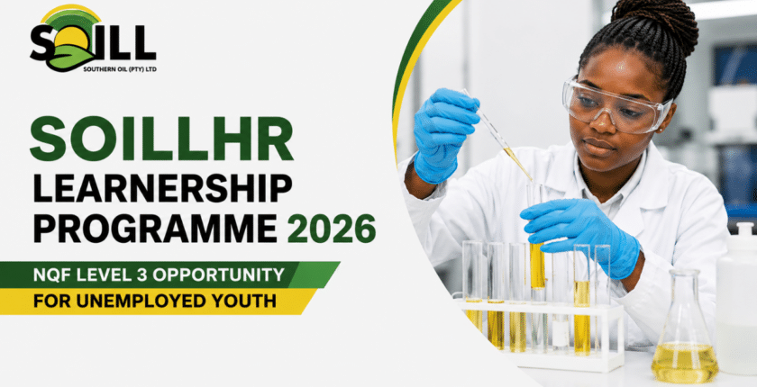 SoillHR Learnership Programme 2026: NQF Level 3 Opportunity for Unemployed Youth