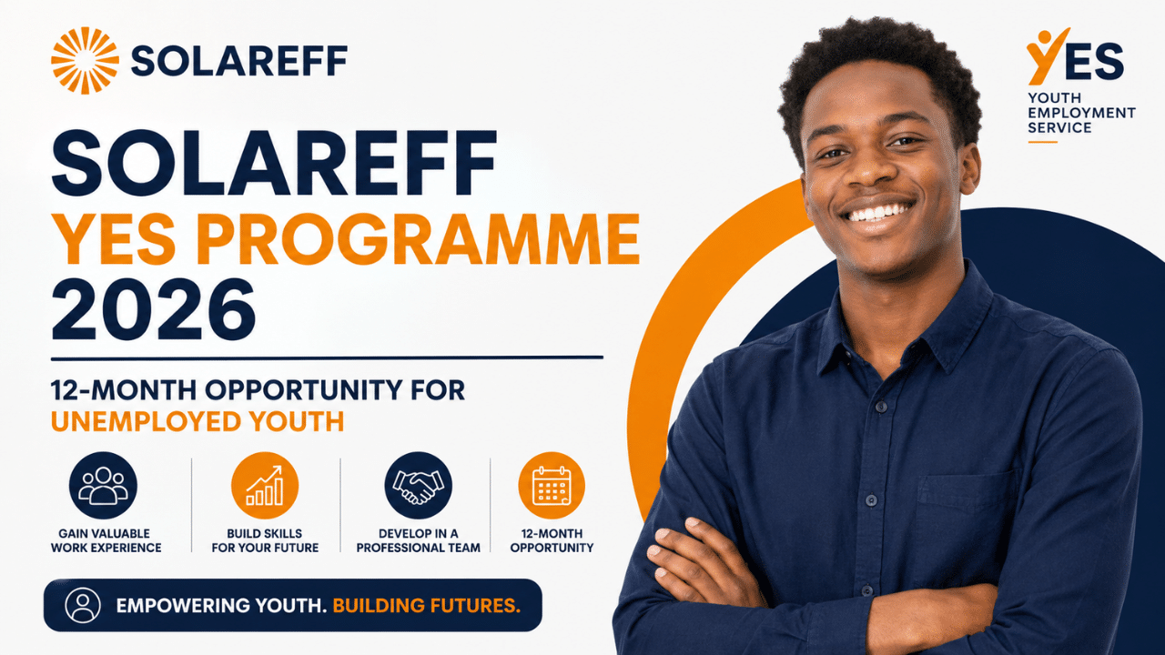 Solareff YES Programme 2026: 12-Month Opportunity for Unemployed Youth