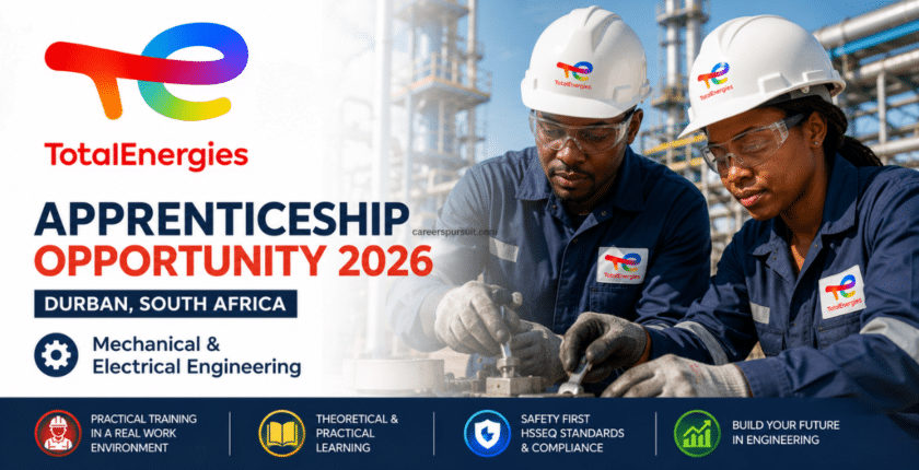 TotalEnergies Apprenticeship Opportunity 2026 in Durban (Mechanical & Electrical Engineering)