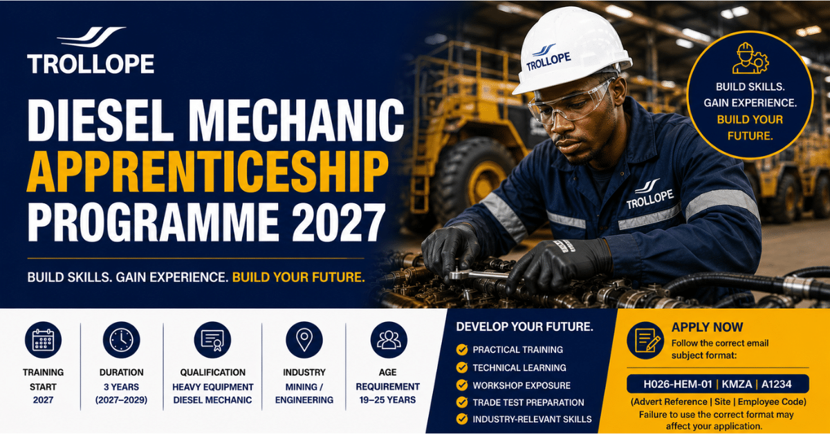 Trollope Diesel Mechanic Apprenticeship Programme 2027