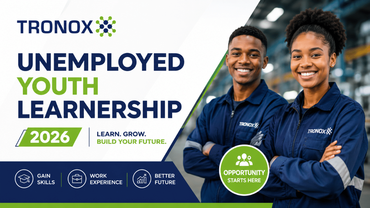 Tronox Unemployed Youth Learnership 2026