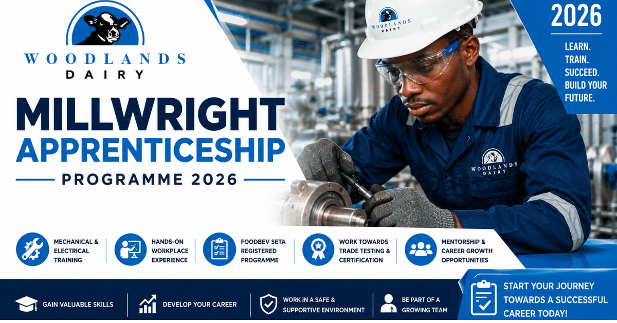 Woodlands Dairy Millwright Apprenticeship Programme 2026