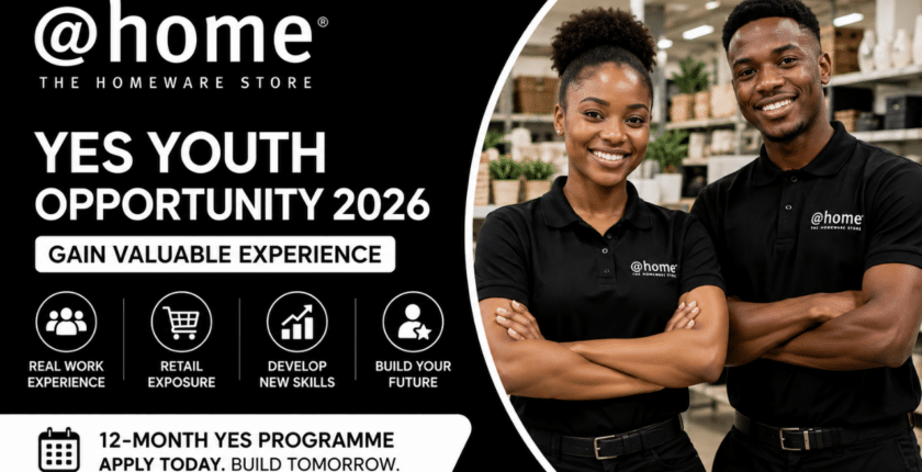 @home YES Youth Opportunity 2026 | Gain Valuable Experience. 1280x720. Keep it clean.