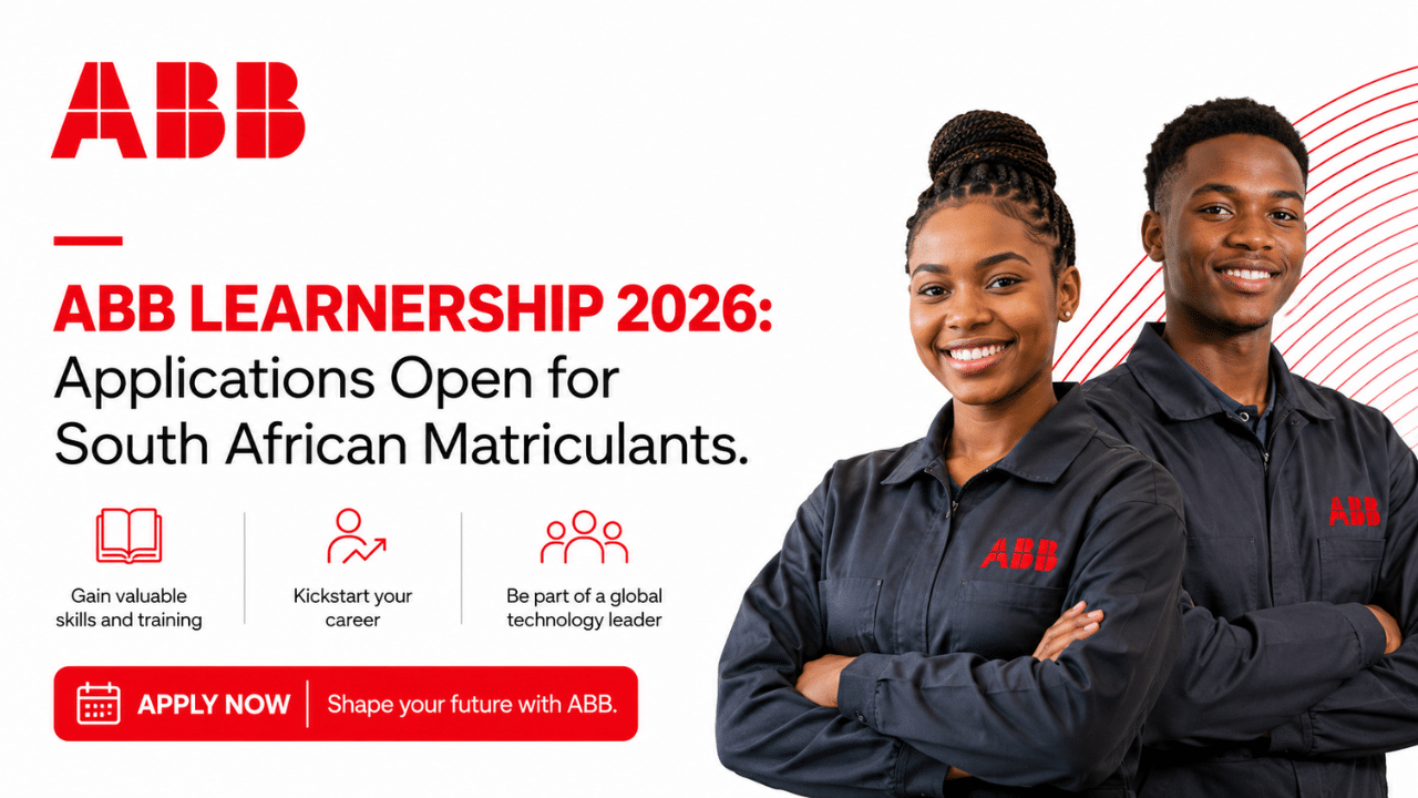 ABB Learnership 2026: Applications Open for South African Matriculants