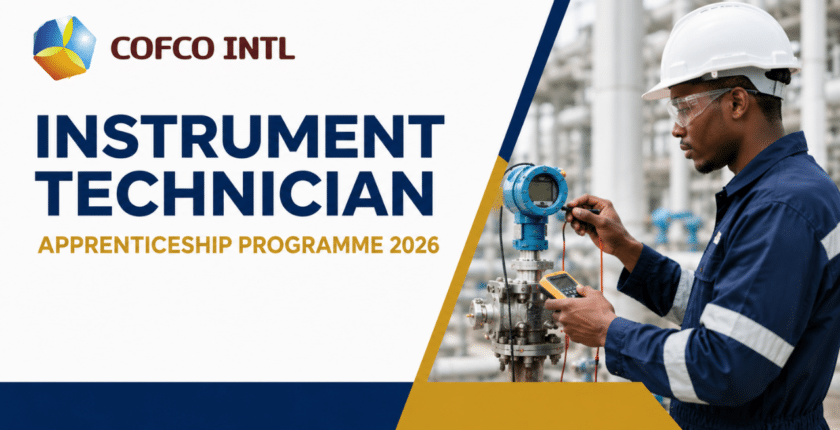 COFCO Instrument Technician Apprenticeship Programme 2026