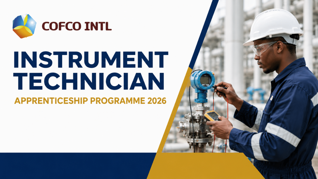 COFCO Instrument Technician Apprenticeship Programme 2026
