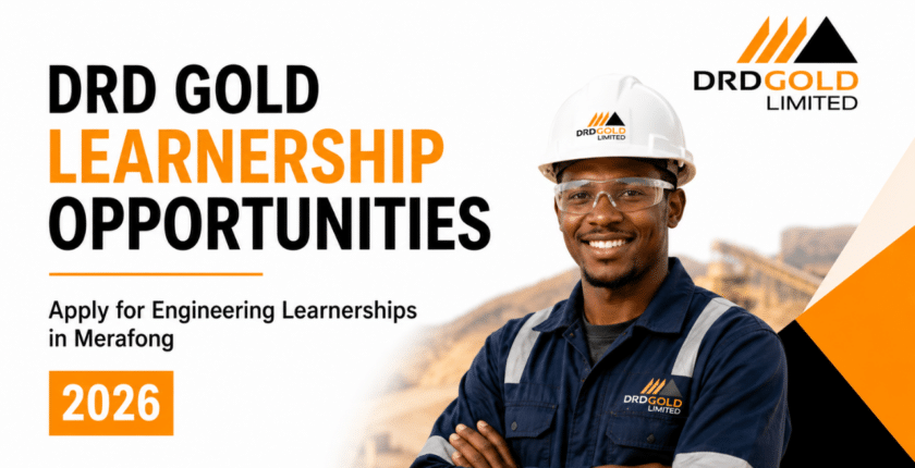DRD Gold Learnership Opportunities 2026: Apply for Engineering Learnerships in Merafong
