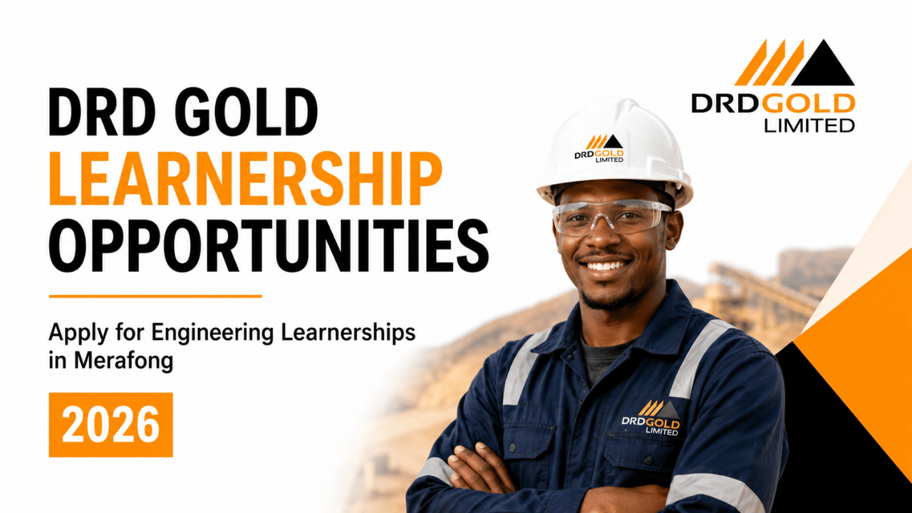 DRD Gold Learnership Opportunities 2026: Apply for Engineering Learnerships in Merafong