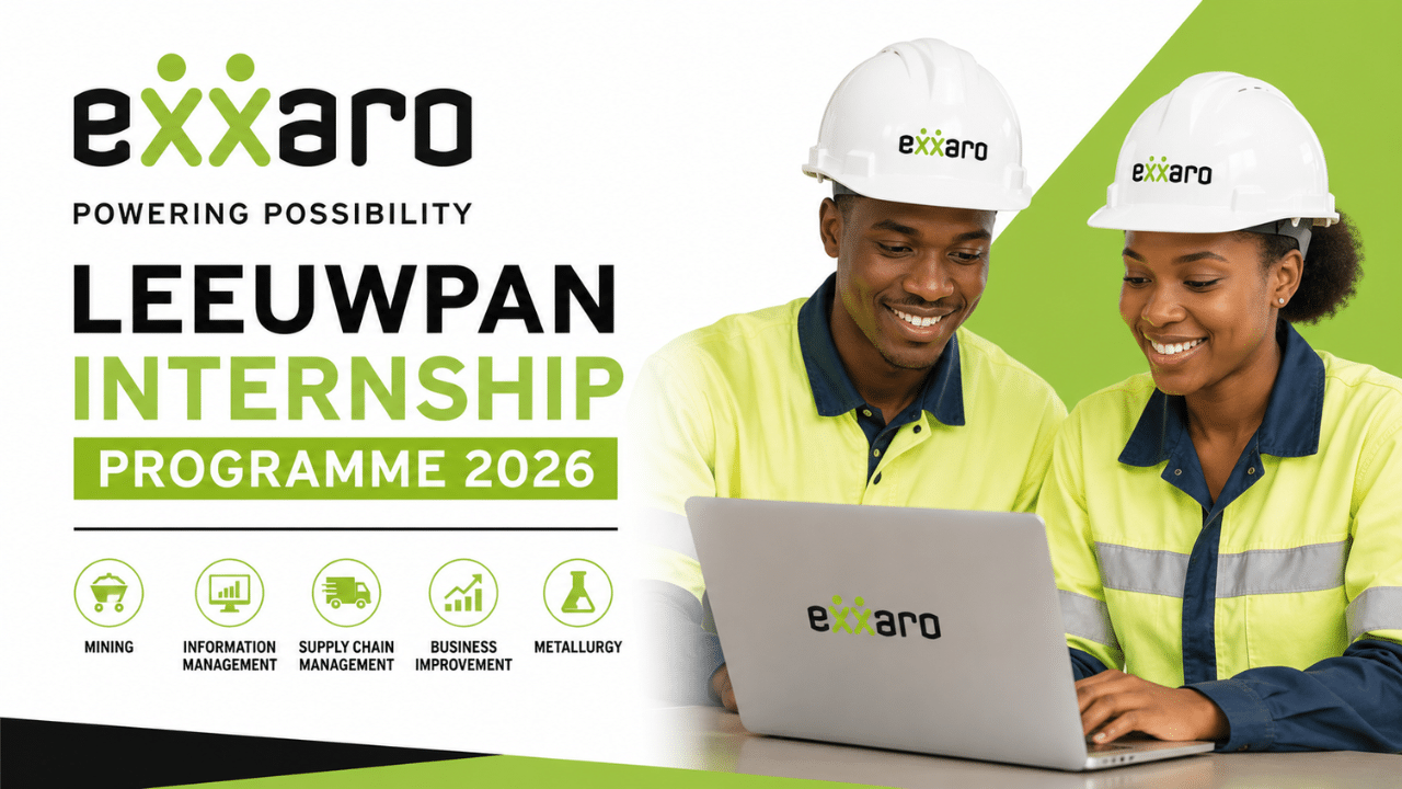 Exxaro Leeuwpan Internship Programme 2026: Opportunities Available in Multiple Fields