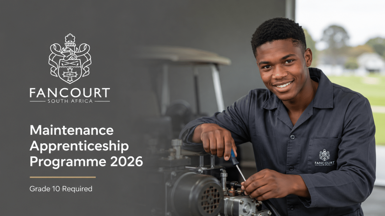 Fancourt Maintenance Apprenticeship Programme 2026 (Grade 10 Required)