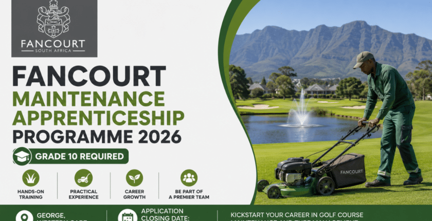 Fancourt Maintenance Apprenticeship Programme 2026 (Grade 10 Required)
