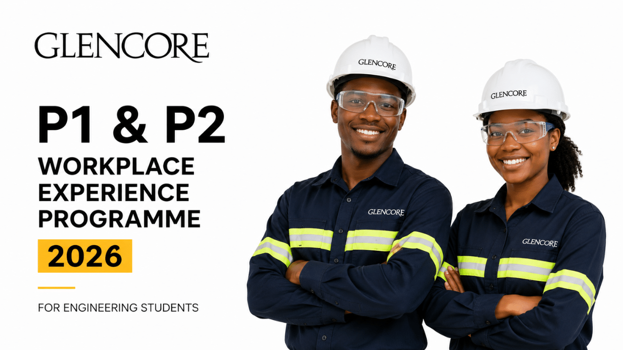 Glencore P1 & P2 Workplace Experience Programme 2026 for Engineering Students