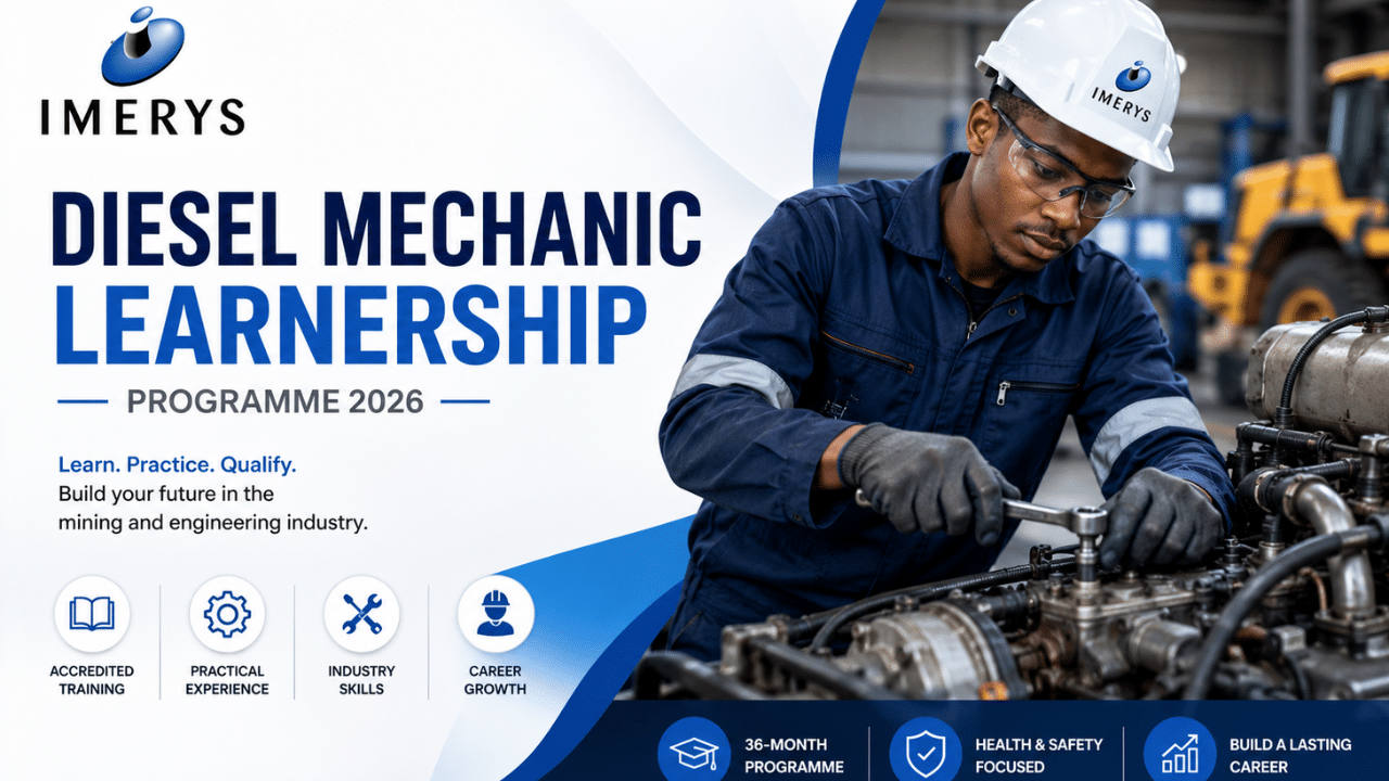 Imerys Diesel Mechanic Learnership Programme 2026