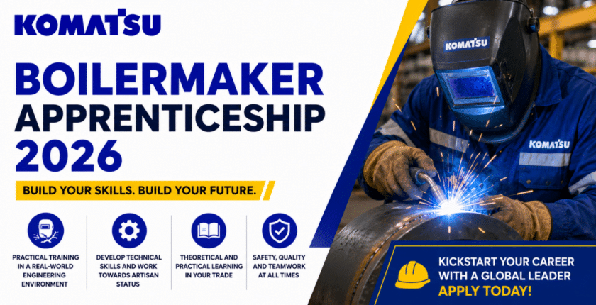 Komatsu Boilermaker Apprenticeship 2026