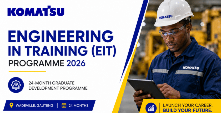 Komatsu Engineering In Training (EIT) Programme 2026