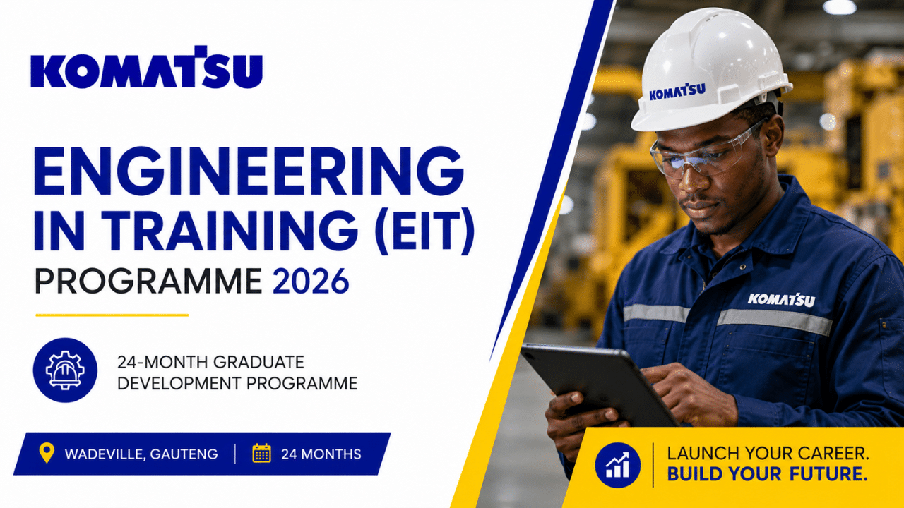 Komatsu Engineering In Training (EIT) Programme 2026