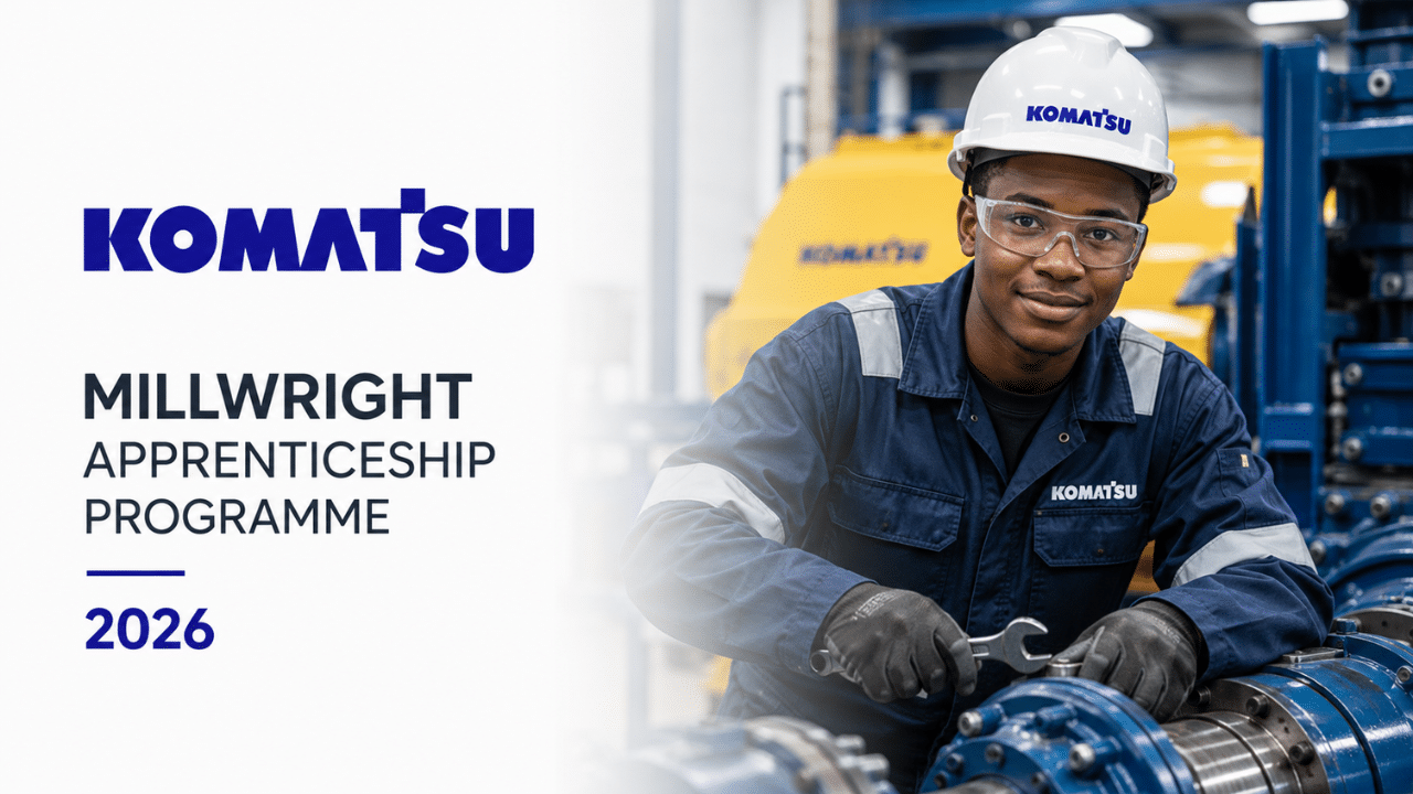Komatsu Millwright Apprenticeship Programme 2026