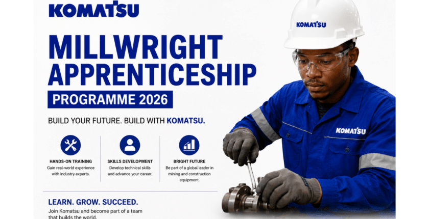 Komatsu Millwright Apprenticeship Programme 2026