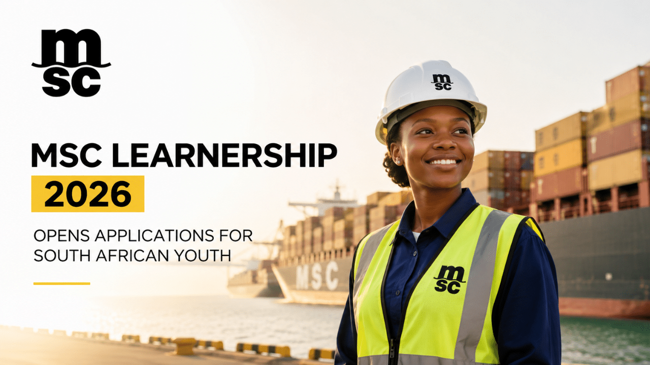 MSC Learnership 2026 Opens Applications for South African Youth