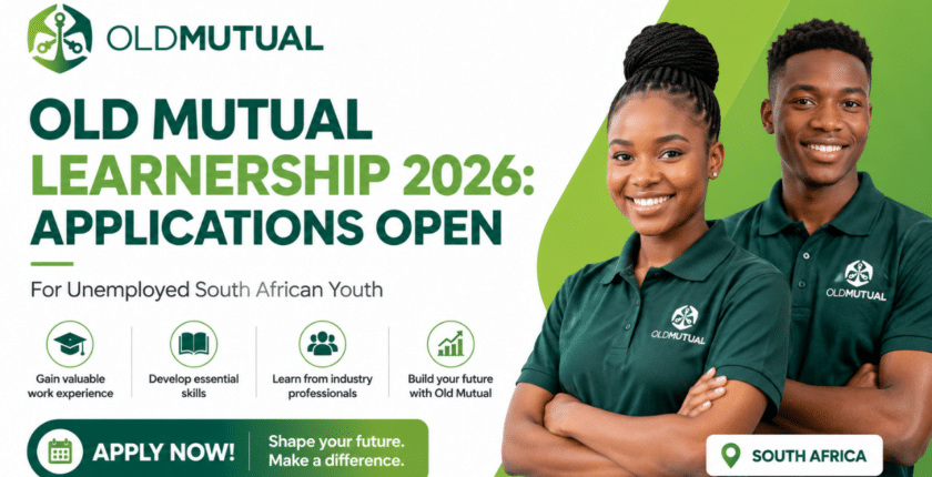 Old Mutual Learnership 2026: Applications Open for Unemployed South African Youth