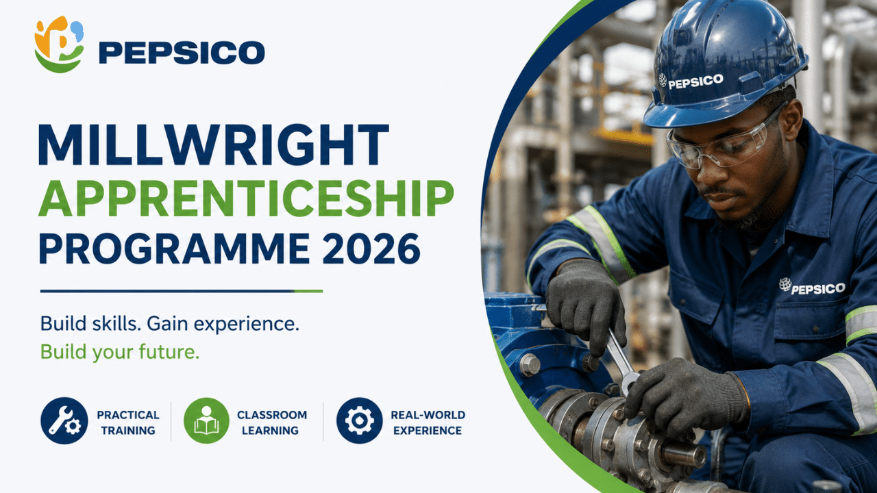 PepsiCo Millwright Apprenticeship Programme 2026