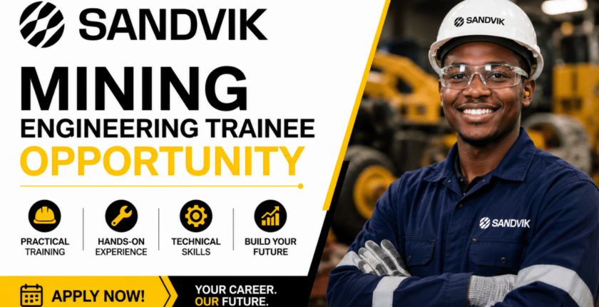 Sandvik Mining Engineering Trainee Opportunity 2026