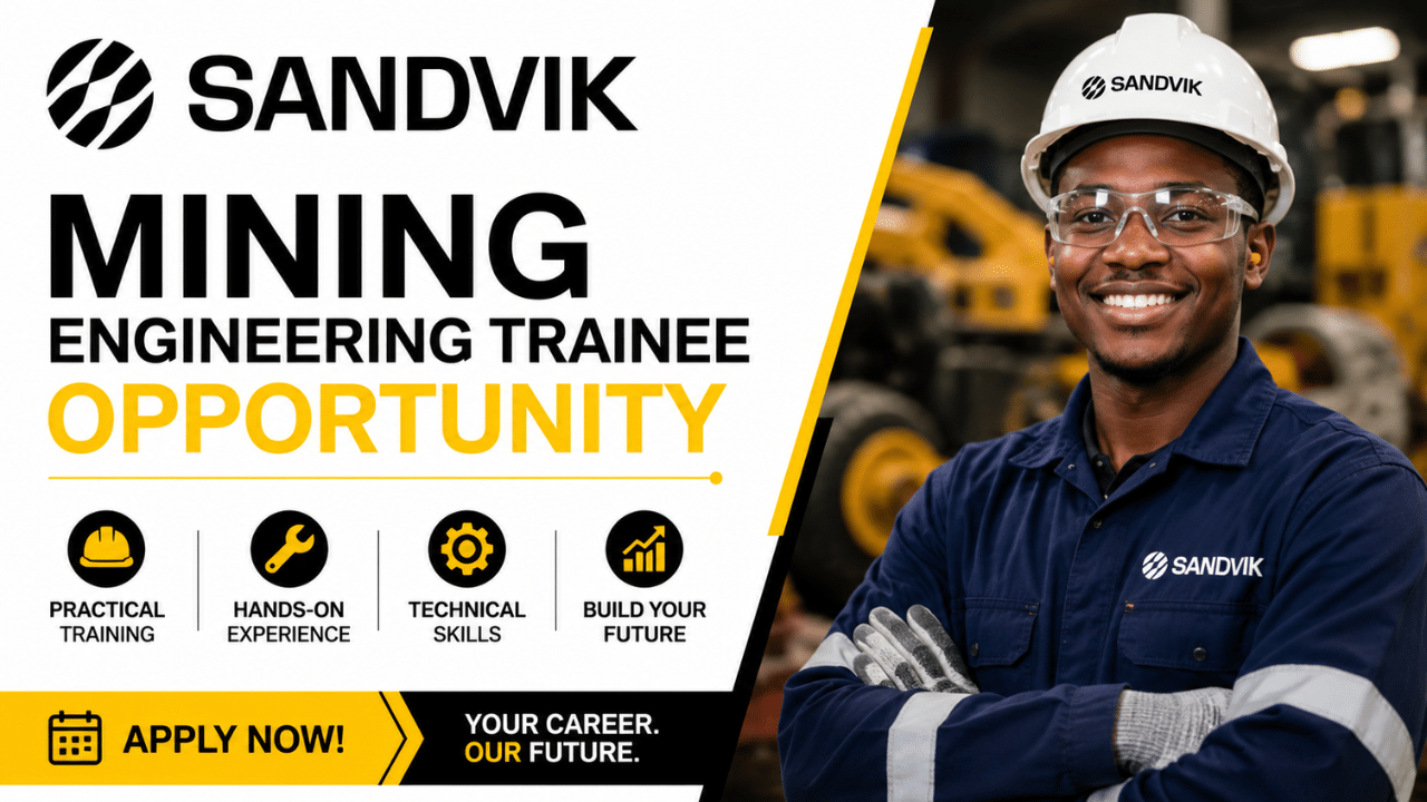 Sandvik Mining Engineering Trainee Opportunity 2026 