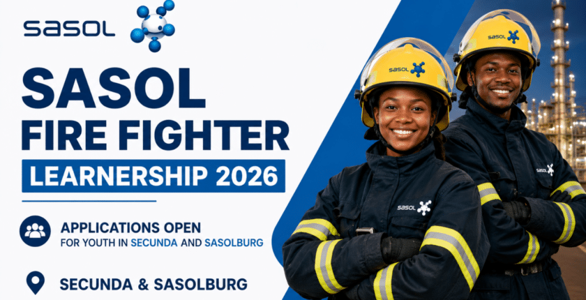 Sasol Fire Fighter Learnership 2026: Applications Open for Youth in Secunda and Sasolburg