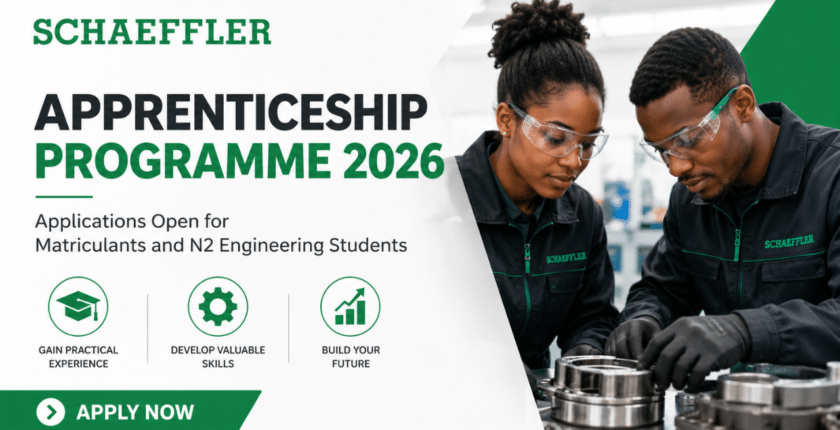 Schaeffler Apprenticeship Programme 2026: Applications Open for Matriculants and N2 Engineering Students