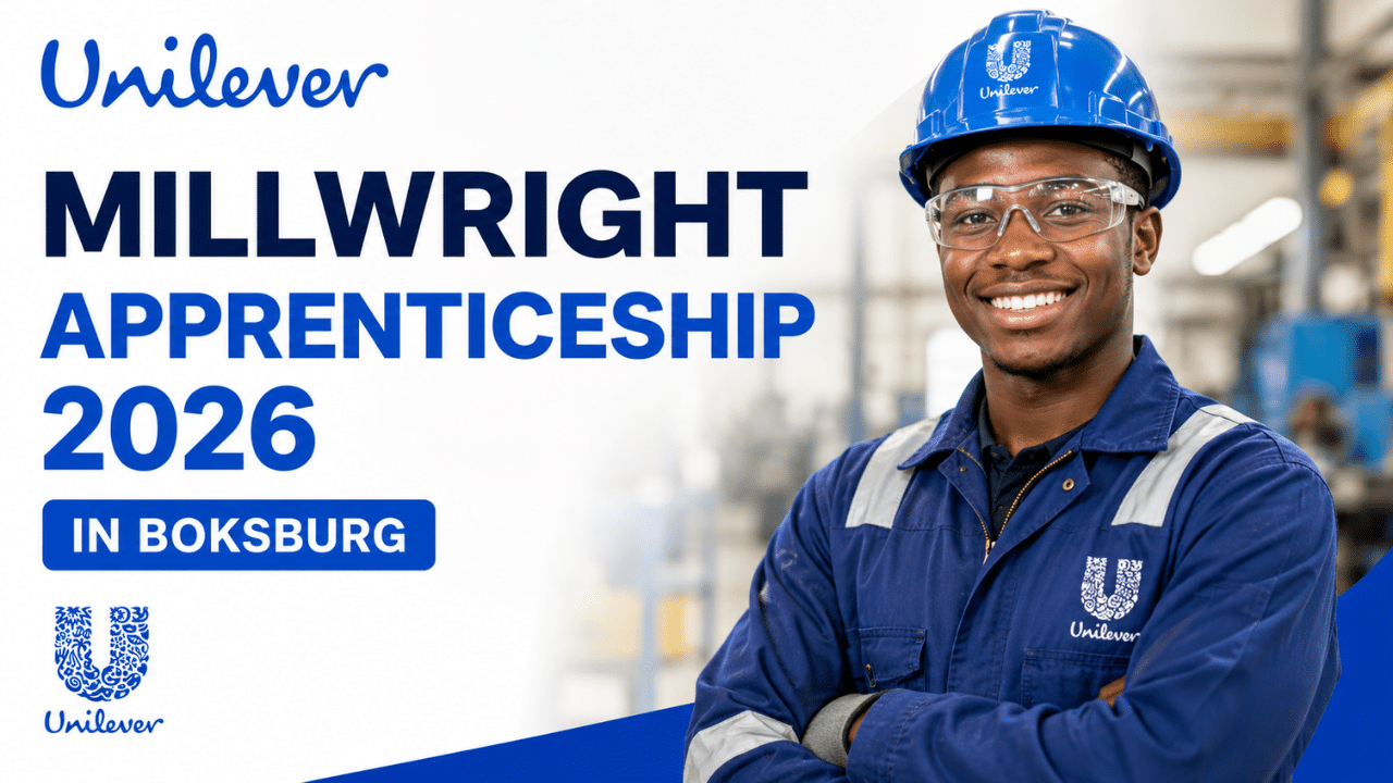 Unilever Millwright Apprenticeship 2026 in Boksburg