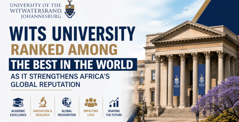 Wits University Ranked Among the Best in the World as It Strengthens Africa's Global Reputation