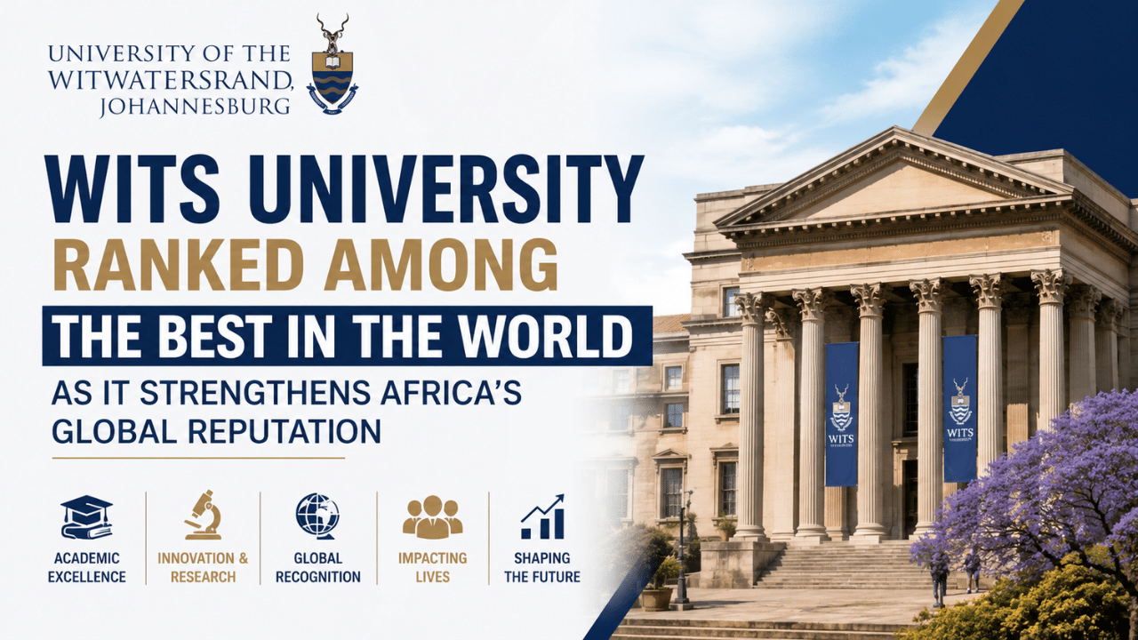 Wits University Ranked Among the Best in the World as It Strengthens Africa's Global Reputation