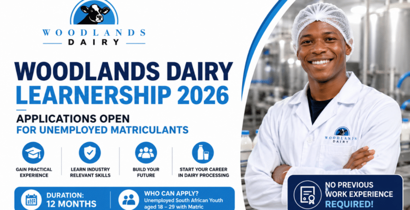 Woodlands Dairy Learnership 2026: Applications Open for Unemployed Matriculants
