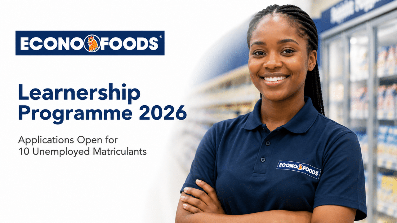 Econofoods Learnership Programme 2026: Applications Open for 10 Unemployed Matriculants